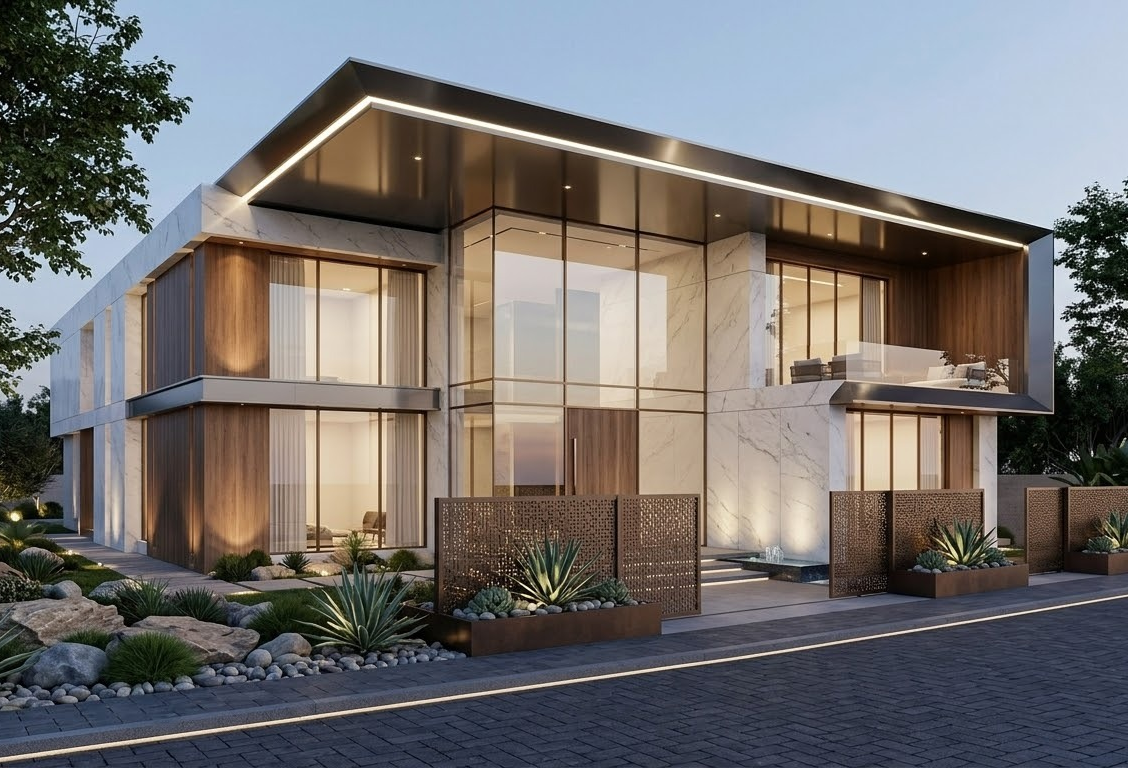 Contemporary house exterior