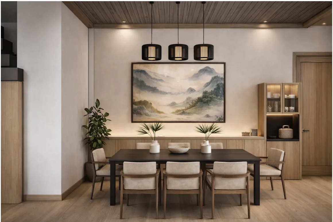 Architectural interiors dining space