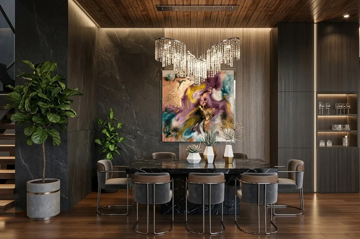 The Gilded Marquina Dining Suite in Mandaluyong City