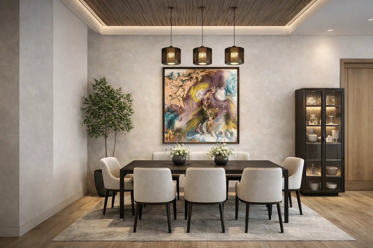 The Textured Dining Alcove in San Juan